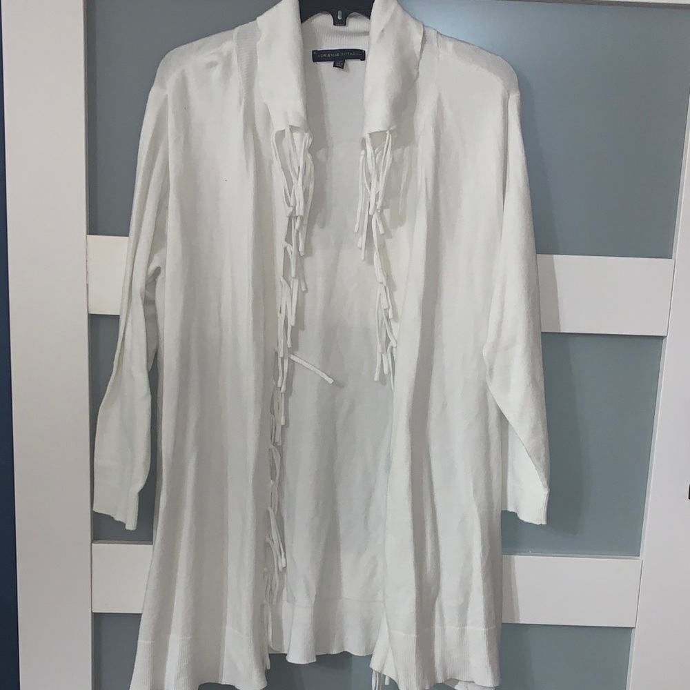 White Cardigan Sweater